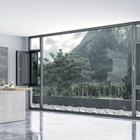 Ventana de Aluminio para Techo, Claraboya de Aluminio para Casas, Ventana Corredera de Vidrio, Arco Doble, Insonorizada, Ventanas para Casa