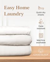 Drap plat en coton égyptien King Good Sleep Hotel Style White 1000 TC Soft Deep Pocket Woven Solid Pattern Rectangle Shape
