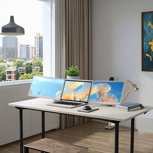 New 15.6 Inch Portable Dual Secondary <b>Touch</b> Laptop <b>Monitor</b> 1920x1080 60Hz Extended Foldable USB Interface Driverless Business - Product Image 6