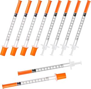 Seringue à insuline à usage unique pour animaux 1 ml 0,5 ml 27G 29G 30G 31G - Product Image 1
