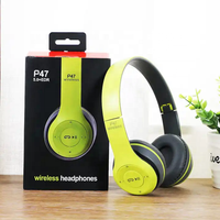 Écouteurs sportifs sans fil TWS P47 de haute qualité, stéréo Hi-Fi, indicateur de batterie LED, suppression du bruit des basses, étanches IPX4 pour le gaming