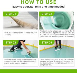 <span class=keywords><strong>Kit</strong></span> de Epoxi para Piso de Garaje Gris, Impermeable, Antideslizante, <span class=keywords><strong>Pintura</strong></span> de Epoxi con Efecto Mármol para Interiores y Exteriores - Product Image 5