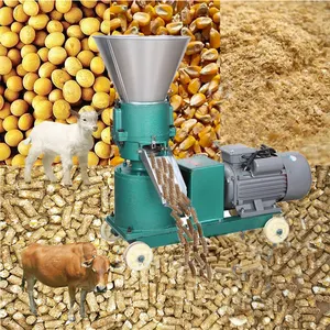 2.5mm 3mm 4mm small farm use chicken feed making machine cow feed extruder pellet machine for sale