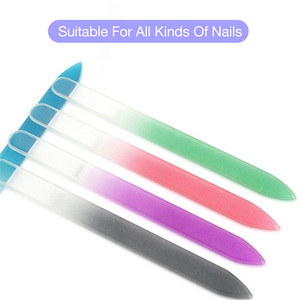 Lima de Uñas de Vidrio Nano, Forma Recta, Duradera, 80/100/180/240, Color Personalizado, Herramienta de Manicura y Pedicura para Regalos Navideños - Product Image 5