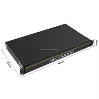 Serveur en rack 1U I5 12450H I7 13620H 6x2 5G Intel I226 2/4x 10G SFP 4G 5G WIFI Pare-feu PfSense ROS Serveur réseau d'entreprise