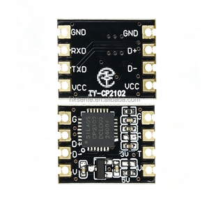 Módulo USB a TTL CP2102 CH340 para descarga y programación de UART, con cable de soldadura y placa de oro para montaje superficial - Product Image 4