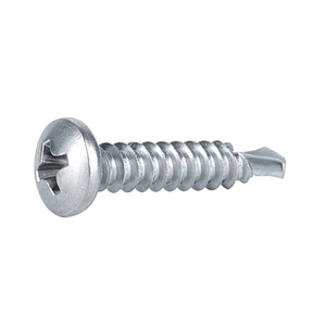 Din7981 acier au carbone zingué filetage grossier tête cylindrique vis à béton bois auto-perçage vis taraudeuse - Product Image 1