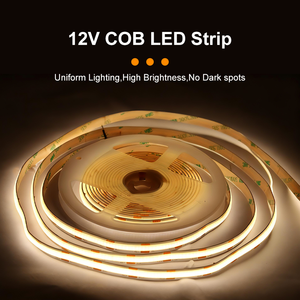 COB <span class=keywords><strong>LED</strong></span> <span class=keywords><strong>Strip</strong></span> 480 <span class=keywords><strong>LED</strong></span>/M 3000K 4500k 6500K Mono màu 12V 24V linh hoạt COB Đồng Phục Ánh Sáng dải ánh sáng cầu thang - Product Image 3