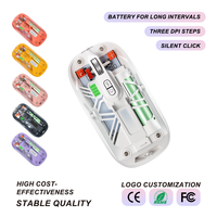Souris sans fil silencieuse, 6 couleurs, blanc, noir, violet, jaune, rose, orange, 1600 DPI, souris d'ordinateur mince et mignonne pour ordinateur portable, tablette, bureau