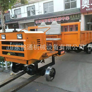Véhicule de transport ferroviaire diesel sur mesure pour la construction de voies ferrées et la manutention de traverses, haute capacité de charge - Product Image 2