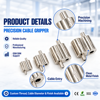 Kit de suspension personnalisé en câble métallique nickelé avec pince de serrage pour luminaires de plafond