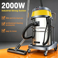 Penyedot Debu Basah Kering Komersial Listrik Sunny Weather BF502 70L 2000W Motor Tembaga Ganda Industri Bengkel Salon Kecantikan
