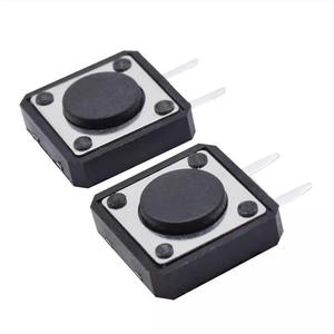 Microinterruptor de Enchufe Lateral de 12x12mm, 4.3-10mm Horizontal, 2P SPST, Interruptor Industrial de Plástico - Product Image 4