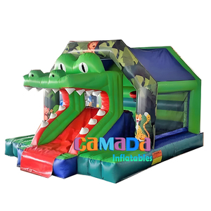 Le meilleur château plein d'entrain gonflable extérieur de PVC et de vinyle et maison sautante de glisseur pour des enfants - Product Image 5