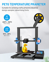 CoLiDo luar negeri gudang langsung PETG filamen untuk 3D printer kekuatan tinggi 1.75mm Petg jelas filamen warna emas