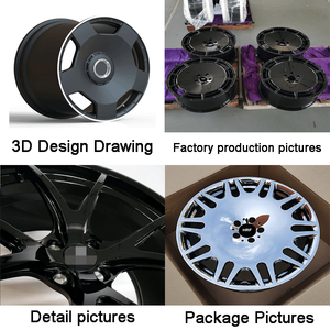 ล้อแม็ก HRF Forged 5x120 5x114.3 ขนาด 18 นิ้ว สำหรับ Volk Racing <span class=keywords><strong>Te37</strong></span> เหมาะสำหรับ Tesla Model S รถ JDM - Product Image 4