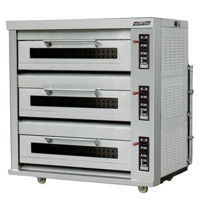 <span class=keywords><strong>Horno</strong></span> Eléctrico para Pizza de Doble Piso de Acero Inoxidable, Equipo de Horneado Comercial para Cocina de Restaurante - Product Image 2