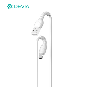 <span class=keywords><strong>C</strong></span>âble de charge rapide <span class=keywords><strong>USB</strong></span> 3.2 Type-<span class=keywords><strong>C</strong></span> blanc 1M 2.1A pour téléphone portable, matériau PVC, certifié CE RoHS - Product Image 4