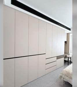 Integrated Bedroom Cabinet: <b>Dressing</b> <b>Table</b> <b>with</b> <b>Storage</b>, Walk-in Closet and Makeup Room Combination - Product Image 4