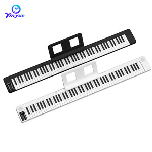 Piano plegable Yinyue de 88 teclas, teclado portátil con conector para auriculares y altavoz incorporado para principiantes. - Product Image 4