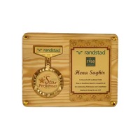 Plaque de récompense en métal de luxe la plus vendue avec médaille d'or et porte-certificat, écologique, pour anniversaire, à prix d'exportation