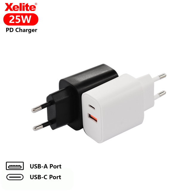 Original 25W GaN Wall Charger PD OTP Universal Fast Charging for Samsung for iPhone Android Devices Type C Power Adapter