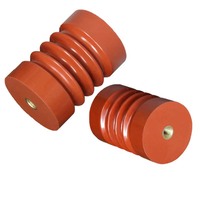 Aislador de resina epoxi de buje de fibra de vidrio fundido para equipo de aislamiento de soporte de transformador y separador de interruptores