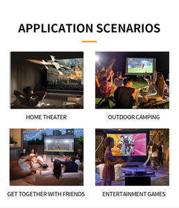 Proyector Yinzam Económico para Niños YG300 Mini Proyector HD, Proyector Inteligente de Video USB de 1080p con <span class=keywords><strong>Cable</strong></span> USB, Pantalla de Espejo - Product Image 2