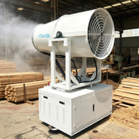 Canon à brouillard industriel longue portée pour la suppression de la poussière et la réduction des dépôts de poussière dans les ports et terminaux de matériaux en vrac