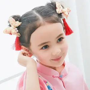 En gros mode style Chinois enfants frange pince à cheveux cheveux accessoires