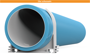 Tubo Flessibile Moderno in ABS EPP/PE per Sistemi HVAC Esterni, Condotto di Ventilazione Aria Fresca, Tubo PE-HD per ERV/HRV, Durevole e Facile da Installare - Product Image 5