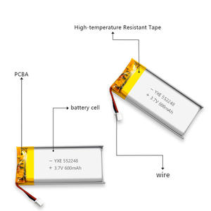 Oem/odm 3.7v/600mah 552248 נטענת מטען ליתיום פולימר גודל קטן ביצועים גבוהים - Product Image 6