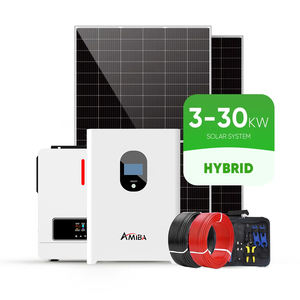 مجموعة هجينة كاملة نظام طاقة هجين 3 فاز 5 كيلو وات 8 كيلو وات 10 كيلو وات 48 فولت هجين خارج الشبكة للمنزل - Product Image 1