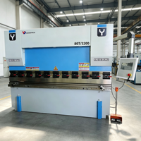Presse plieuse CNC pour tôles de 80 tonnes et 3200 mm, électro-hydraulique, servo, fournie par le fabricant