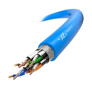 OUFU Customized Outdoor UTP <strong>CAT</strong> <strong>5</strong> CAT6 Steel Tape Armoured Direct Burial Double Sheath <strong>Network</strong> LAN Cable - Product Image 1