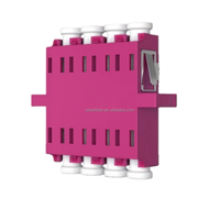 Aksesoris Adaptor Konektor Quad FTTH 4 Core LC UPC MM OM3 OM4 SM 9/125 Fiber Optik