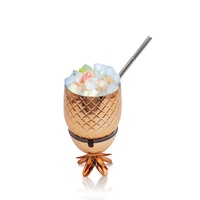 Gobelet à paille 450 ml, motifs Ananas, Fraise, Citron, créatif, pour enfants, bars de fête, cocktail fantaisie pour festivals