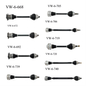 Arbres de transmission avant en acier pour VW Polo, Beetle, CC, Phaeton, Ducati, Seat, Skoda, Audi TT, A3, A4, A5, Q3, Q5, Q7 - Product Image 3