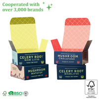 Caja de Embalaje Cosmético Negra Mate de Lujo Personalizada con Papel Dorado para Sérum y Crema para el Cuidado de la Piel, Caja de Papel con Fondo Autoblocante