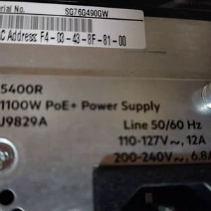 NOUVEAU Module d'alimentation Power J9829A HPE <span class=keywords><strong>Aruba</strong></span> Networking <span class=keywords><strong>5400R</strong></span> 1100W PoE+ <span class=keywords><strong>Zl2</strong></span> 10/100/1000Mbps 8 ports - Product Image 5