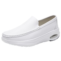 Nouvelles Chaussures d'Infirmier pour Hommes avec Coussin d'Air, Confortables, Semelles Souples Anti-Fatigue, Modèle à Enfiler, Solides, Antidérapantes, Respirantes, Durables, pour Hôpital