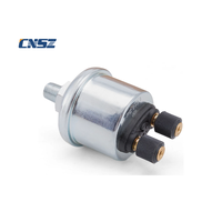 Capteur de pression d'huile en acier inoxydable 10 mm 0-10 bars avec alarme et connecteur pour panneau de commande de générateur diesel VDO 1/8NPT