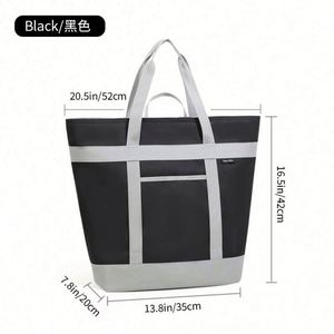 Custom Portable Floating <b>extra</b> <b>Large</b> Food and Drink Pizza Cans Wine Insulated Cooler Lunch Bag Leakproof Thermal Tote Bag - Product Image 2