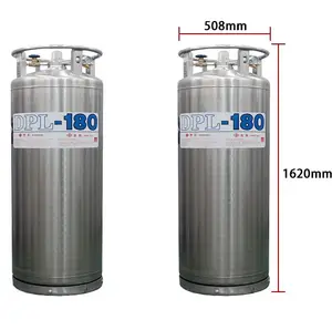 Kriyoterapi odası için LN2 kriyojenik tank Cryosauna için 22 pis sıvı azot konteynerı