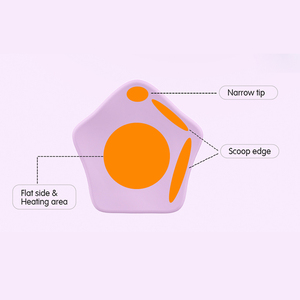 Support d'allaitement en Silicone liquide vibrant masseur d'allaitement multifonction, masseur d'allaitement étanche, chauffant électrique - Product Image 5