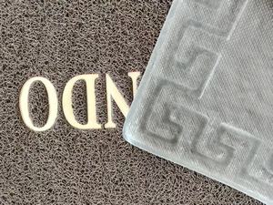 Tapis en PVC modernes antidérapants et résistants à la corrosion, tapis d'entrée personnalisés avec logo, tapis de porte d'entrée embossés pour la maison - Product Image 4