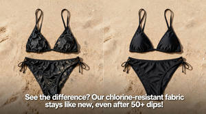 ชุดว่ายน้ำสองชิ้นพิมพ์ลายขนาดพลัสไซส์ชุดว่ายน้ำเซ็กซี่ทรงสามเหลี่ยมร้อนแรงชุดชายหาดสำหรับผู้หญิง - Product Image 3