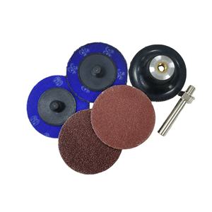 एल्यूमीनियम ऑक्साइड 2 "50 मिमी त्वरित परिवर्तन सैंडिंग डिस्क रोल लॉक बफिशिंग पैड मिनी डिस्क रोल लॉक भैंस - Product Image 4