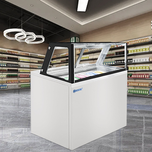 Bolandeng Congélateur vitrine de crème glacée ventilé réfrigéré à température unique pour affichage de crème glacée - Product Image 2