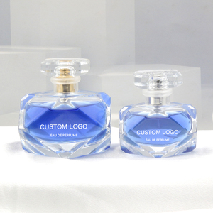 Flacons de parfum en verre personnalisables de luxe, brillants et irréguliers, roses, vides, 20ml, 30ml, 50ml, 100ml, avec couvercles - Product Image 6